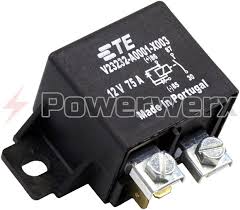 The relay is the device that open or closes the contacts to cause the operation of the other electric control. Te Connectivity V23232 D0001 X001 High Power Relay 4 Terminals Dual Contact Spst 12v 75 Amps Powerwerx