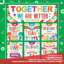 Sproutbrite Classroom Banner Decorations And Poster Bulletin Board Set Together We Are Better Walmart Com In 2020 Classroom Banner Bulletin Board Sets Classroom