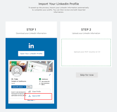 linkedin into a beautiful custom resume