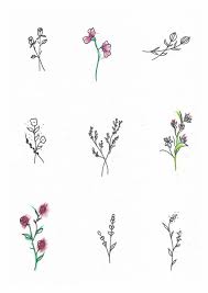 New Ideas Tatuagens Pequenas Rabiscos De Flores Arte Da Pele
