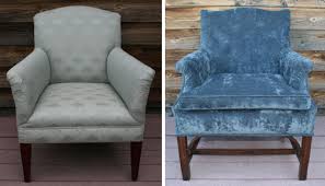 The seats came upholstered with a solid tan microsuede fabric that was pretty boring. 10 Steps Of Re Upholstery Step 9 Reconstruction Applying Fabric To The Outside Surfaces Naturalupholstery Com