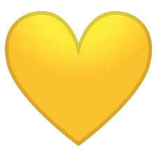 The heart is a muscular organ in humans and other animals, which pumps blood through the blood vessels of the circulatory system. Gelbes Herz Emoji