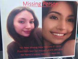 Update: 2-27-20 Sydney Meyer has been located and she is back home.  MISSING/RUNAWAY Juvenile Sydney Meyer is 17yr old female that went missing 
