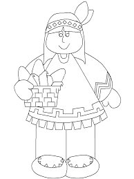 Look at links below to get more options for getting and using clip art. Sacagawea Coloring Pages Native American Clipart To Color In Rain Coloring Home