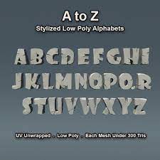 The spin and sing alphabet zoo is an interactive spinning toy that features three modes of play. Alphabet 3d Models From 3docean