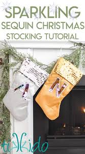 Maybe you would like to learn more about one of these? Mermaid Sequin Fabric Monogram Christmas Stocking Tutorial Tikkido Com