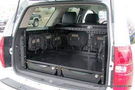 I Like The Idea Of Raised Floor For Storage Underneath Might Figure Something Out For The Jeep Suv Storage Bug Out Vehicle Tactical Truck
