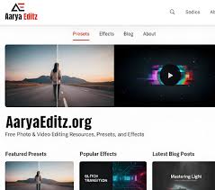 AaryaEditz.org: Best Editing Resources for Creators