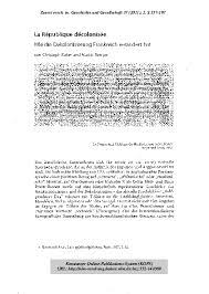Verificarea protectiei impotriva atingerii directe a partilor aflate normal sub tensiune, asigurate de carcase, in functie de gradul normal de protectie. Pdf La Republique Decolonisee Wie Die Dekolonisierung Frankreich Verandert Hat Martin Rempe And Christoph Kalter Academia Edu