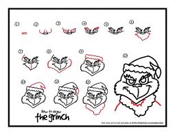 How To Draw The Grinch Christmas Art For Kids Art For Kids Hub Grinch Drawing