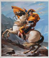 Napoleon Crossing The Alps Jacques Louis David Oil Painting Etsy Art History David Painting Napoleon