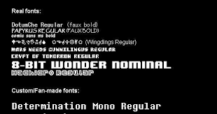 Oct 21, 2015 · underswap is an au where many of the characters' roles are swapped, as well as their personalities, though some quirks tend to stick in places, or are modified. List Of Every Font Used In Undertale No Exception And Info On How To Use Them Properly Wingdings Included Undertale