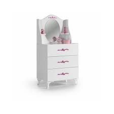 Commode 4 tiroirs et 2 petits en très bon état. Commode Anastasia Pour Chambre De Fille Finition Brillante Couleurs Douces