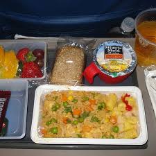 Fried Rice Delta Airlines In Flight Meal Airplane Food Airline Food