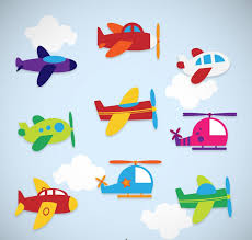Cartoon Airplane Stickers Vector Free Vector Graphic Download Cartoon Airplane Airplane Crafts Airplane Birthday Party