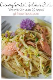 Creamy Smoked Salmon Pasta Date Night Dinner Recipe In 2020 Smoked Salmon Pasta Salmon Pasta Dinner