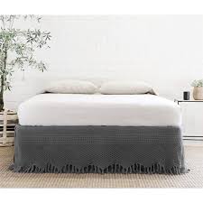 Bring gorgeous charm and elegance to your bedroom décor with the laura ashley crochet ruffle bedskirt. Pom Pom At Home Vintage Crochet Bed Skirt A Cottage In The City