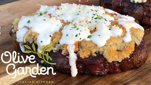 Olive Garden Parmesan Alfredo Crusted Steak Gorgonzola Topped Ribeye Steak Copy Cat Recipe Youtube Gourmet Bbq Ribeye Steak Steak Gorgonzola