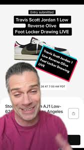 Travis Scott Jordan 1 Low Reverse Olive Foot Locker Drawing LIVE  #greenscreen #sneakers #sneakerhead #sneakernews #sneakertok #travisscott  #jordans #jordan1 #jordan1low #hypebeast #sneakergirl