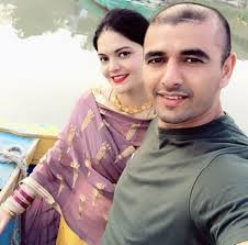 Mr.ajay thakur with beautiful wife