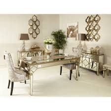 Take this table for example, perfectly suited for a modern aesthetic, it add a modern touch to your dining room with the dining room collection. Mor017 Morocco Mirror Dining Table