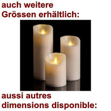led kerze mit beweglicher flamme 9x12 5 led kerzen led echtwachskerzen kerzen