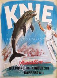 circus knie poster from 1965 private collection jovan andric in 2021 vintage posters circus poster circus art