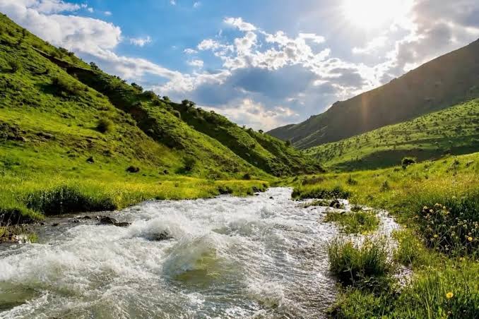 Arpaçayın sahilindən görünən Qərbi Azərbaycan