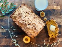 A cheery, happy cake that's sure to put a smile on anyone's face! Spiced Pumpkin Bread With Streusel Topping Pine Palm Kitchen