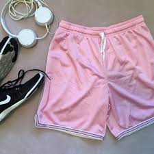 Black And White Nike Basketball Shorts Nike Pink Mesh Basketball Shorts White Black Trim White Shorts Basketball Shorts Black Trim