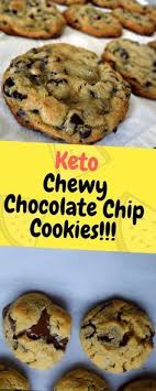 Keto Chewy Chocolate Chip Cookies One Of Food Keto Recipes Easy Keto Dessert Recipes Low Carb Keto Recipes