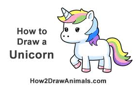 I hope you enjoyed learning how to draw a unicorn with me. How To Draw A Unicorn Cartoon Video Step By Step Pictures