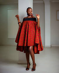Modele de robe wax et dentelle senegalaise. 8 Robes Marinieres En Pagne Pour Etre Stylee Durant La Grossesse Elle Cote D Ivoire