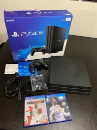 Sony Playstation 4 Pro Ps4 1tb Console Matte Black Open Box Mint Cond No Tax Ps4 Gaming Video Sony Playstation Playstation Playstation 4