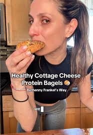 Protein Bagels Greek Yogurt and Cottage Cheese