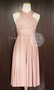 Its Short But So Cute Up Top Again I Know Its Not Gold But Super Cute At The Ne Multiway Bridesmaid Dress Asymmetrical Bridesmaid Dress Maid Of Honour Dresses