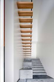 Stairway Wood Concrete Wooden Stairs Staircase Design Stairs