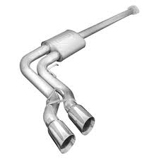 Made using the finest 304 s/s big tube headers and full 3 system including x. Stainless Works Ford F 150 5 0l 2016 304 Ss Cat Back Exhaust System With Dual Side Exit