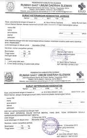 Kumpulan gambar contoh surat dokter kosong yogyakarta terbaru 2019. Surat Keterangan Sehat Puskesmas Jogja