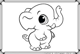 Elephant coloring picture lion king clipart black and white. Baby Elephant Coloring Pages To Download And Print For Free