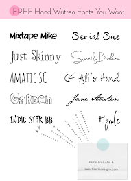 Handwritten Fonts Free Free Handwritten Fonts Lettering Fonts Fancy Fonts
