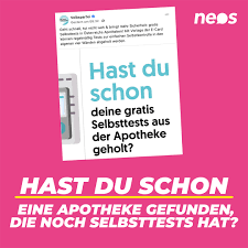 Innerhalb österreichs bleiben die bisher bestehenden nachweise allerdings. Neos Die Volkspartei Ist Lustig Und Fragt Ob Du Schon Selbsttest Aus Der Apotheke Geholt Hast Die Frage Ist Eher Hast Du Schon Eine Apotheke Gefunden Der Die Regierung Genugend Tests