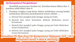 We did not find results for: Jawaban Pg Dan Esai Uji Kompetensi Halaman 243 245 Penjaskes Kelas 9 Bab 8 Renang Youtube