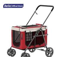 (Ready to Ship) Cheap Wholesale Manufacture Pet Stroller Detachable Carrier  Multipurpose Dog Stroller with Private Space