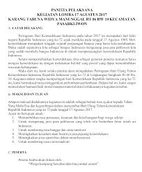 Menyampaikan tujuan pembelajaran yang ingin dicapai b. Contoh Laporan Kegiatan Pelatihan Pramuka Lomba Sekolah Dll