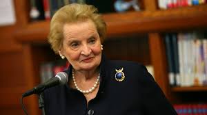 In 1997 she became the first woman to serve as us secretary of state. Madeleine Albright A War Criminal Scripps College S Baffling Crusade For Simple Thinking Los Angeles Times