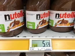Brown with white cap and label weight 300. Holger Zschaepitz On Twitter Good Morning From Italy Where Italian Euro Is 25 Overvalued Vs German Euro When Measured By Nutella Purchasing Power Parity Price For Almost Homogeneous Product Nutella The 800g