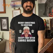 Free for commercial use no attribution required high quality images. Tiger King Joe Exotic Merry Christmas To Everyone Christmas T Shirt