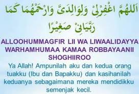 Baik ayah dan ibu keduanya berusaha melalukan apapun agar membuat anaknya bahagia dalam menjalani hidup. Kaligrafi Doa Kedua Orang Tua