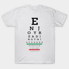 Eye Exam Warning Chart